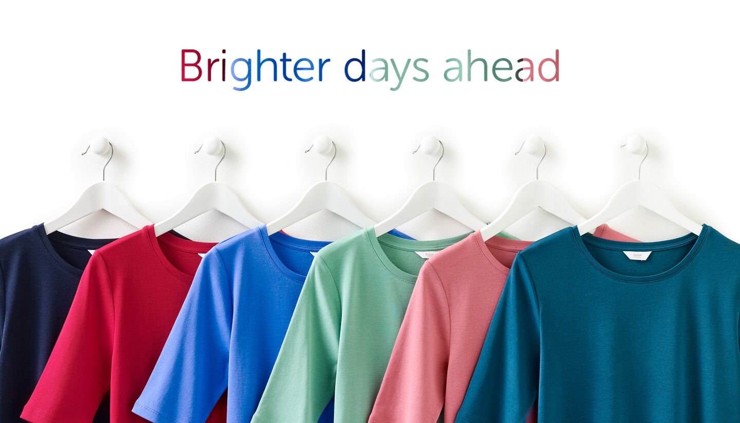 Inspirational Brighter Days | Elasticated Hem Blouse | By Cotton Traders