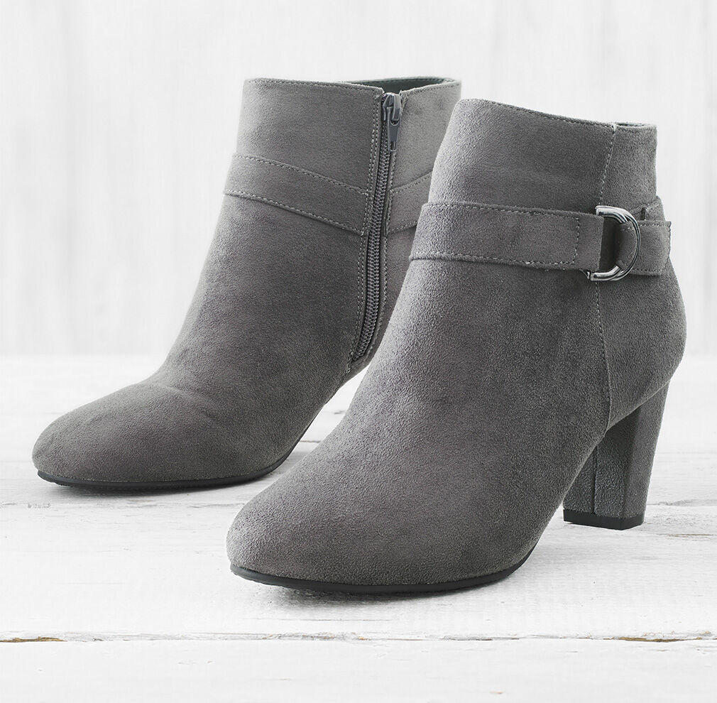 City Chic | Comfort Heeled Boots | By Cotton Traders