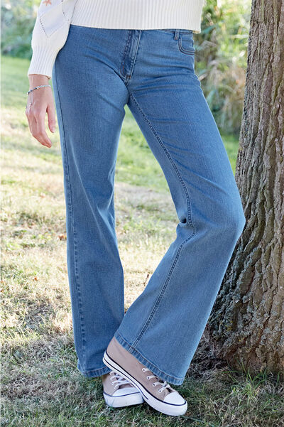 Penny Wide Leg Denim Jeans