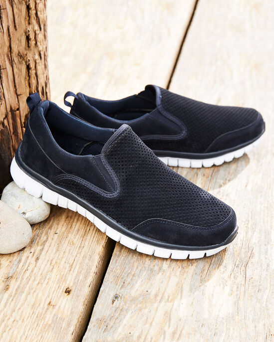 Lightweight Flexi Active Slip-on Trainers at Cotton Traders