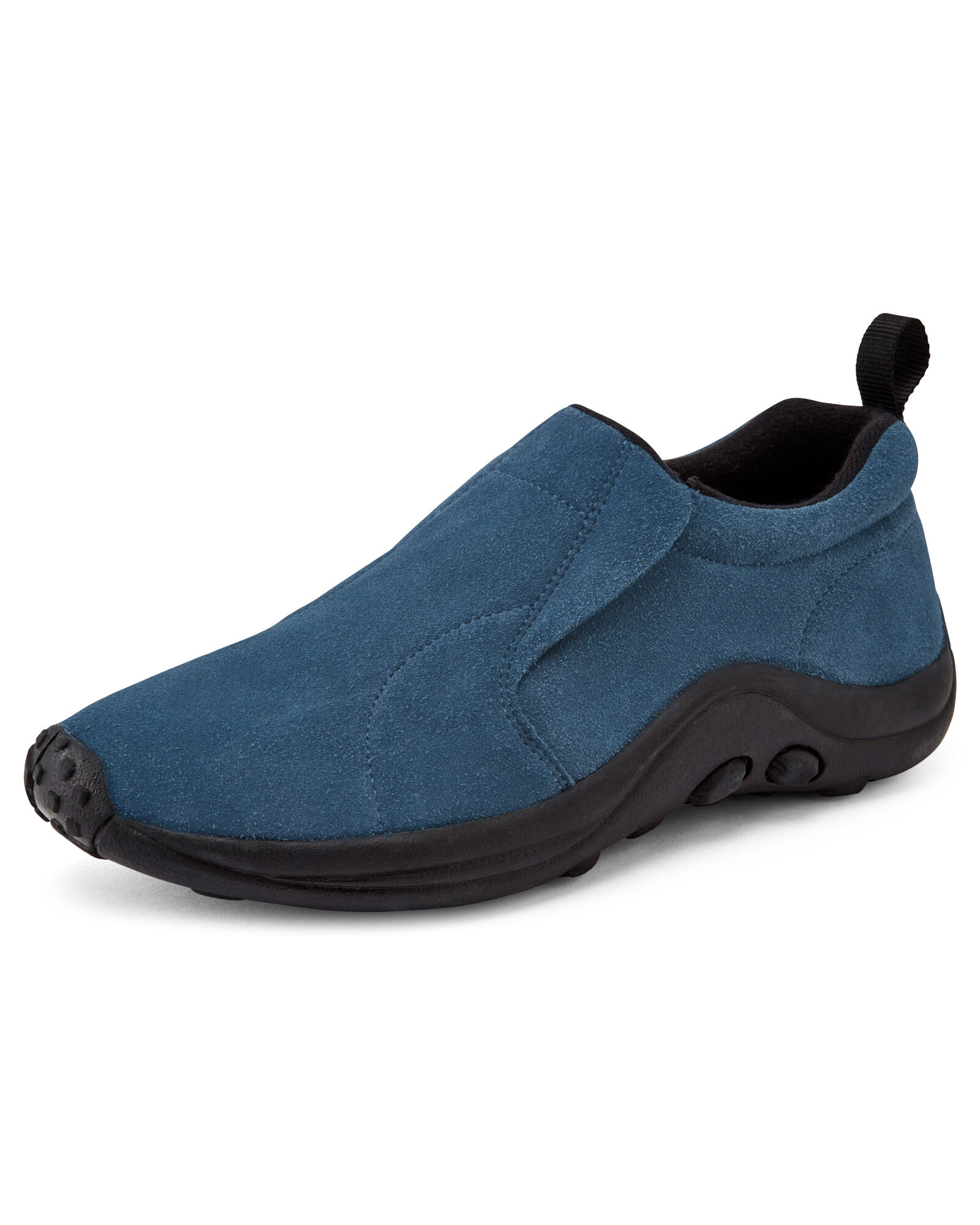Wide Fit Suede Slip-Ons at Cotton Traders